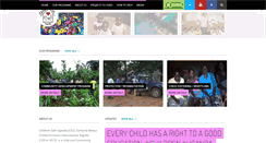 Desktop Screenshot of childrensafeuganda.org