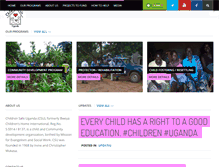 Tablet Screenshot of childrensafeuganda.org